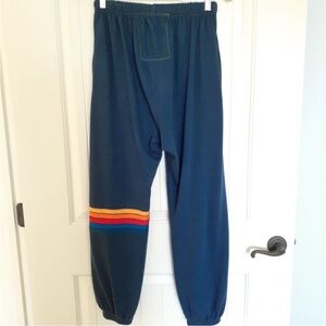 Aviator nation size large sweatpants blue